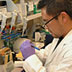 Photo of a scientist in a research lab