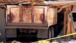 Dump Truck Trashes Home