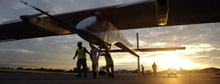 Bad weather eclipses Solar Impulse