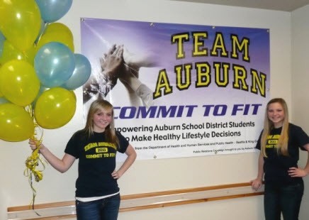 Students participate in a COMMIT TO FIT event at Alpac Elementary in Auburn, WA. Photo courtesy of Public Health - Seattle & King County