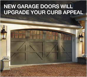 NEW GARAGE DOORS WILL UPGRADE YOUR CURB APPEAL