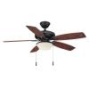 Gazebo II 52 in. Indoor/Outdoor Natural Iron Ceiling Fan