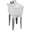 18 in. x 34 in. Plastic Laundry Tub