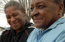 Two Women Smiling