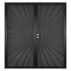 Solana 72 in. x 80 in. Black Double Security Door