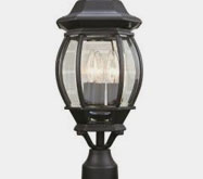 Consider a post light and add an ambiance to your lamp post