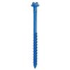 1/4 in. x 2-3/4 in. Polymer Plated Steel Hex Washer Head Indoor/Outdoor Concrete Anchors 75 Pack