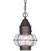 Hanging Outdoor Natural Bronze Lantern