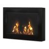 SoHo Black Wall Mount Ethanol Fireplace