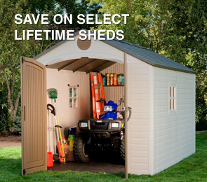 Save on Lifetime Sheds