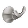 Forte Double Robe Hook in Vibrant Brushed Nickel