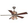 52 In. Oglethorpe Cambridge Silver Finish Ceiling Fan