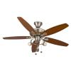 Fast Attach Click-in 52 in. Brushed Nickel Ceiling Fan