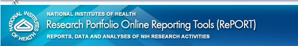 NIH - Research Portfolio Online Reporting Tools (RePORT) Website