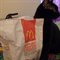 I wanted a large drimk and ended up getting the Big Mac meal to share w/Raven.  He licked his chops for a while afterward, lol...