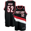 adidas Portland Trail Blazers #52 Greg Oden Black Road Swingman Basketball Jersey