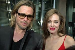 Brad Pitt and Angelina Jolie arrive in Japan