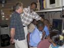 Students visit RICO field project in Barbuda