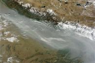 Haze along the Himalaya