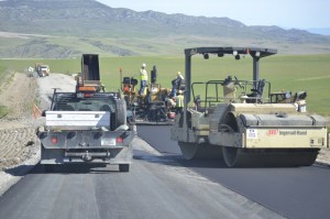 Clarkston Road paving under way