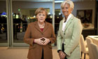 German chancellor Angela Merkel meets with Christine Lagarde in Berlin
