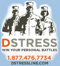 DSTRESS.  Win your personal battles.  1-877-476-7734.  DSTRESSLINE.COM.