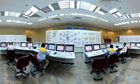 The control room at Iran's Bushehr nuclear power plant