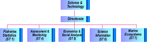 NOAA Fisheries Science & Technology Organizational Chart