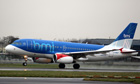 A BMI flight takes off from Heathrow