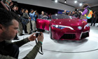 Detroit auto show Toyota hybrid concept car