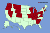 Click for distribution map of white poplar.