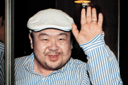 Kim Jong Nam, the eldest son of the late North Korean leader Kim Jong Il, waves after his first-ever interview with South Korean media in Macau on Friday, June 4, 2010