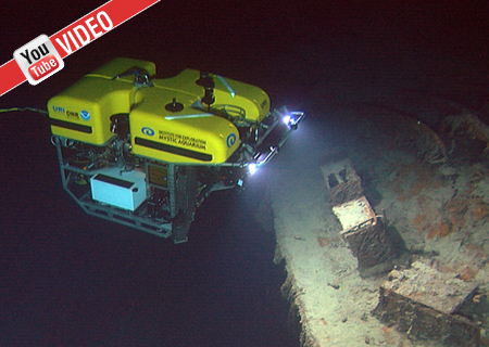 Titanic shipwreck dive.