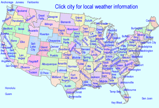 County Warning Area MAP