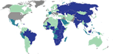 Map of the more than 60 countries where CDC works. Select the link to view the enlarged map and learn more.