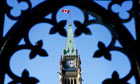 MDG : Canada ending bilateral aid : CIDA :  Canadian flag on Parliament Hill in Ottawa on 