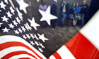 People wait in line to cast their votes in Chicago