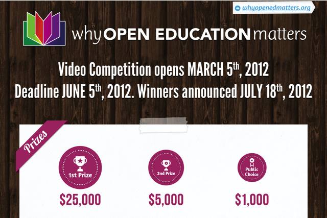 Why Open Education Matters Video Competition