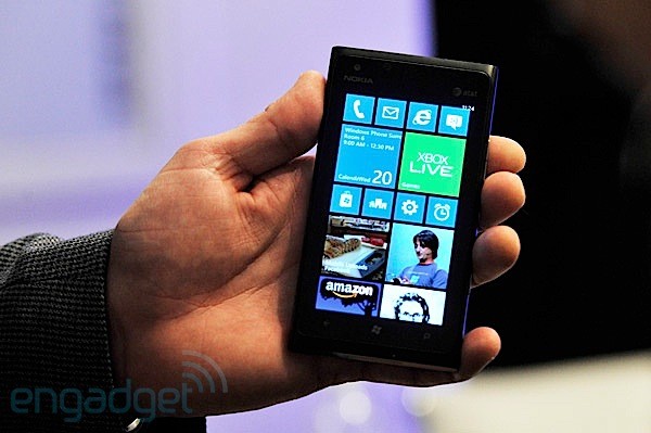 Visualized Nokia Lumia 900 running Windows Phone 78