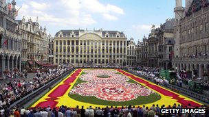 The Grand Place in Brussels