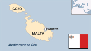 Map of Malta