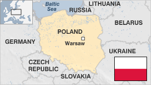 Map of Poland