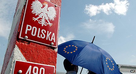 Street scene in Poland