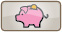 Piggy bank icon