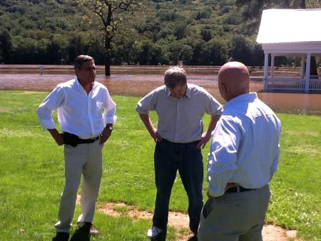 Rep. Barletta touring storm damage in Monroe County from Hurrican Irene with state Rep. Mario Scavello