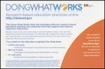 Doing What Works: Critical Foundations for Algebra