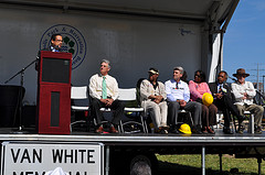 Van White Memorial Bridge Groundbreaking