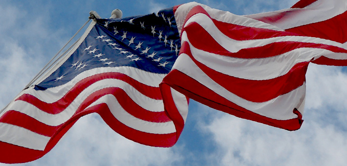 Photo of a United States flag