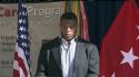 Herschel Walker Speaks at Army Suicide Prevention Event