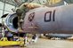 U.S. Marine Corps Cpl. Shawn M. Smith performs a function check on an AV-8B Harrier aircraft on Camp Bastion in Afghanistan's Helmand province, Sept. 3, 2012. Smith, a power line mechanic, is assigned to Marine Attack Squadron 211, Marine Aircraft Group 13, 3rd Marine Aircraft Wing. U.S. Marine Corps photo by Sgt. Paulo Keonaona